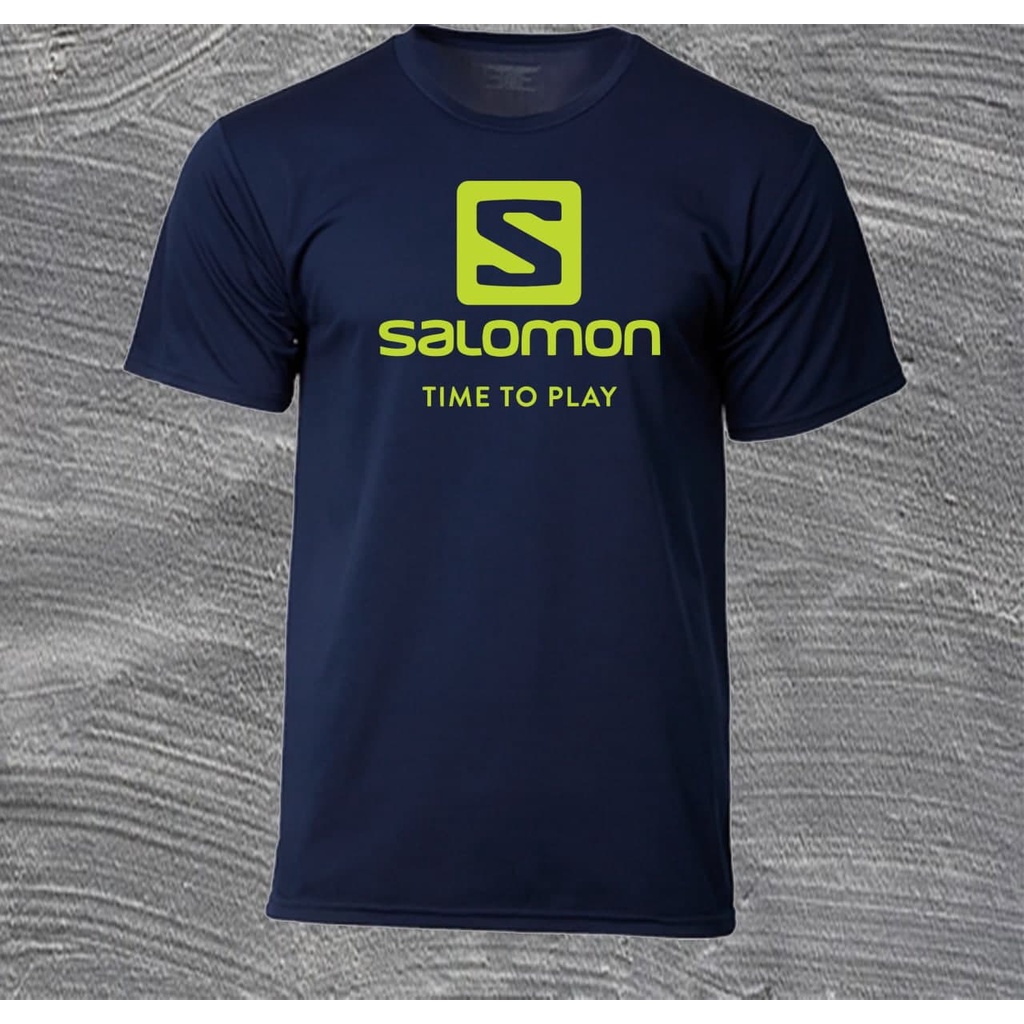 เสื้อเดินป่าและวิ่งเทรล SALOMON Time to Play สีน้ำเงิน