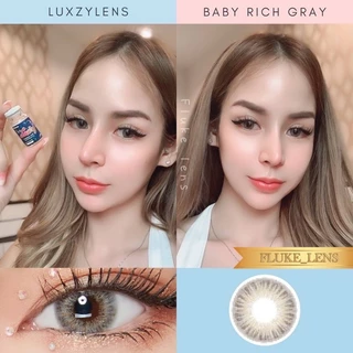 🏆ขายดีอันดับ𝟏 👑 Baby rich 👑(เกินตาเล็กน้อย) คอนแทคเลนส์ Luxzylens นิ่มใส่สบาย เกรดพรีเมียม กรองแสง babyrich