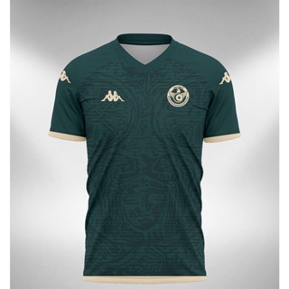 เสื้อกีฬาแขนสั้น ลายทีมชาติฟุตบอล Tunisia Jersey Home Away 3rd Third 2022 2023 ชุดเหย้า