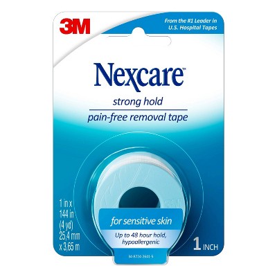 3M Nexcare Sensitive Skin Tape เทปปิดแผลสำหรับผิวบอบบางและแพ้ง่าย (ขนาด 1 นิ้ว x 144 นิ้ว)