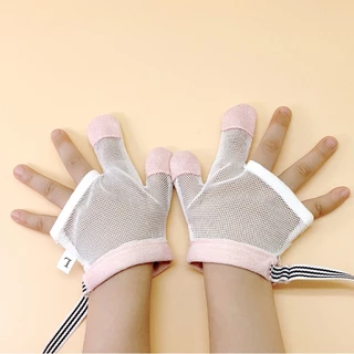 Inn ถุงมือกัดนิ้วมือ ป้องกันการกัด สําหรับเด็กวัยหัดเดิน 1 คู่