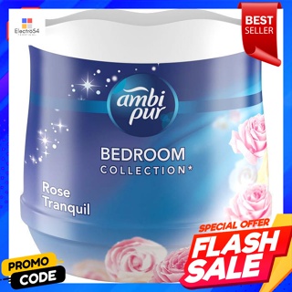 แอมบิเพอร์ เบดรูม คอลเลคชั่น เจลหอมปรับอากาศ กลิ่นโรส ทรานควิน 180 ก.Ambi Pur bedroom collection gel air freshener Rose