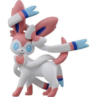 Sylveon ของแท้ JP - Monster Collection Takara Tomy [โมเดลโปเกมอน]