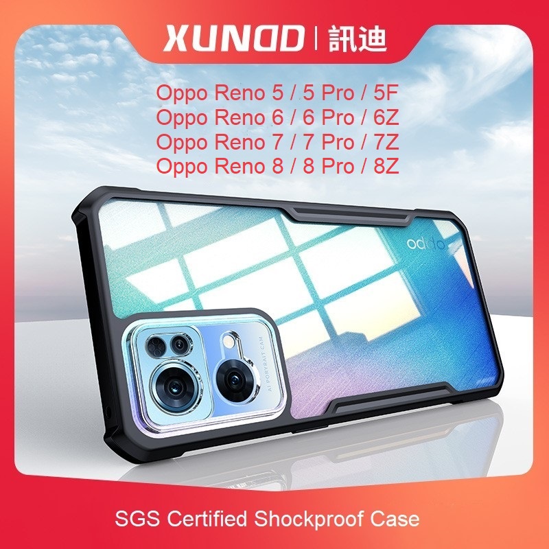 Oppo Reno 8 Pro 8Z 7 7Z 6 Pro 6Z 5 Pro 5F Reno5 Reno5Pro Reno5F Xundd ShockProof Resistance เคสโทรศั