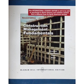 Construction Management Fundamentals 2edition9780071284561