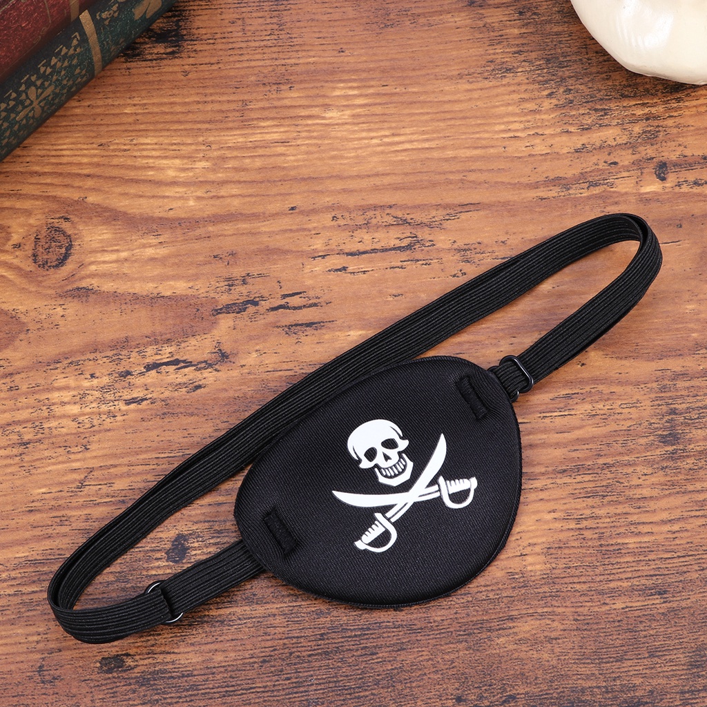Pirate Skull Kids Eye Patch Eye Mask สําหรับ Lazy Eye ❤️