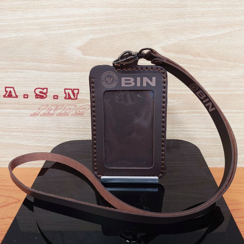 BIN Leather ID Card BIN ID Card