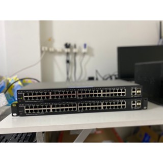 Switch Hub Cisco SG220-50-K9 - 48-Port 1000 Mbps + 2-Port Combo RJ45/SFP Managed L2 Gigabit Switch, 1U Rackmount