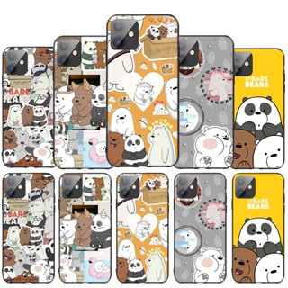 เคสโทรศัพท์ซิลิโคนนุ่ม ลายการ์ตูน We Bare Bears สําหรับ Samsung Galaxy A02s A03S A13 A33 A53 A73 Plus Lite EDC8