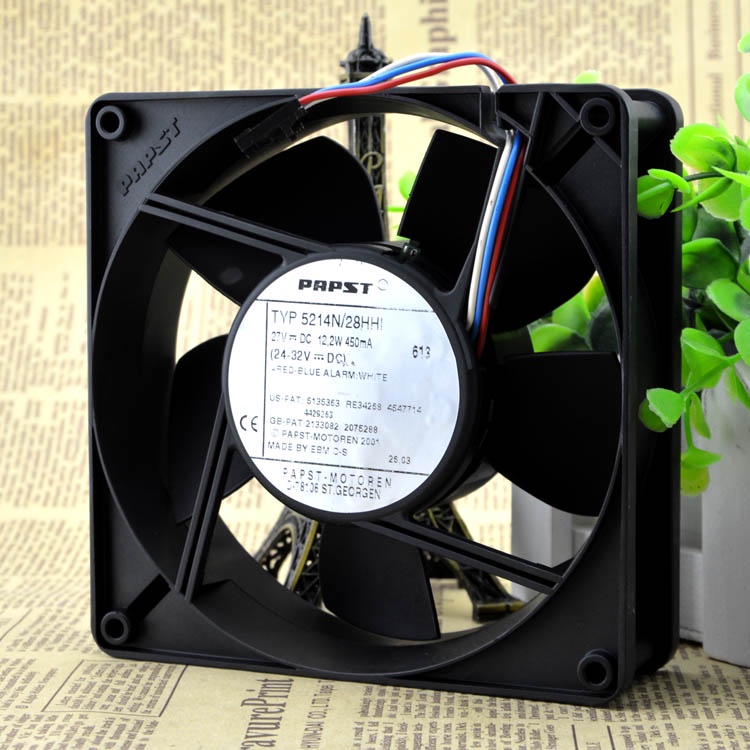 HY PRPST TYP 5214N 28HHI 27V 12.2W 450MA 12738 พัดลมระบายความร้อน