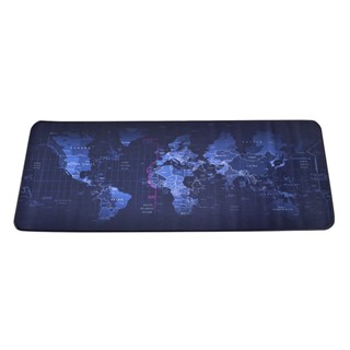 MOUSE PAD AD0391 GAMING MOUSE PAD แผ่นรองเมาส์ลายแผนที่โลก ขนาด 80×30 ซม. ผิว Speed หนา 3 มม.