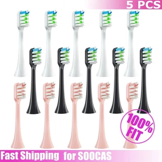 หัวแปรงสีฟันไฟฟ้า SOOCAS X3 X3U X5 Soocare X3 5 ชิ้นต่อชุด