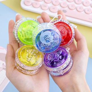 ของเล่นโยโย่เรืองแสง YOYO ลูกดิ่งโยโย่ มีไฟ สุ่มสี พร้อมส่ง ของเล่นเด้งดึ่ง