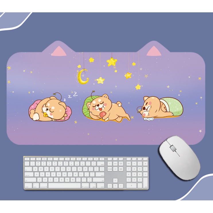 แผ่นรองเมาส์ ลายการ์ตูน กันลื่น แผ่นรองเมาส์เกมมิ่ง Mouse Pad