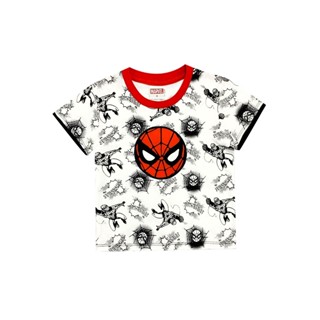 MARVEL SPIDERMAN : 101459เสื้อยืดเด็กผู้ชาย ลิขสิทธิ์แท้