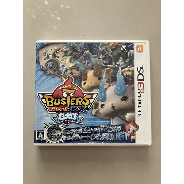 แผ่นแท้ [3DS] Yokai Watch Busters: Shiroinutai Japan Original
