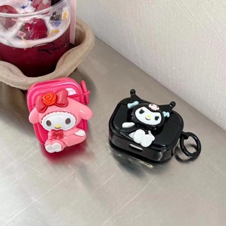 เคสหูฟัง tpu แบบนิ่ม ลายสไปร์ท 3d สีดํา แดง สําหรับ airpods 1 2 pro 3