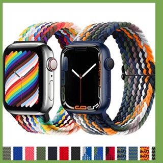 ใหม่ สายนาฬิกาข้อมือไนล่อนถัก ปรับได้ ใส่สบาย สําหรับ Apple watch 49 มม. 45 มม. 44 มม. 41 มม. ultra series 8 7 6 5 4 SE iwatch 3 2 1 42 มม. 38 มม. 40 มม. 2022
