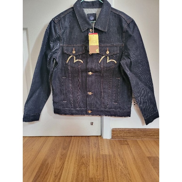 เสื้อแจ็คเก็ต evisu jacket มือ1 ของแท้ size L
