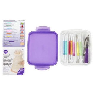 (Wilton) ไม้กลิ้งฟองดอง 10pcs. EXtra (Fondant and Gum Paste Tool Set)
