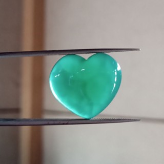 #16.05ct. #กรีนอเกตทรงหัวใจ #Natural Green Agate