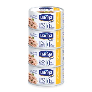 นอติลุส ไลท์ ทูน่าแซนวิชในน้ำมันถั่วเหลือง 165กรัม ยกแพ็ค 4กระป๋อง NAUTILUS LITE SANDWICH TUNA IN OIL