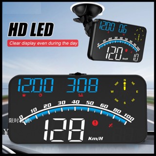 G10 เครื่องวัดระยะทาง GPS HUD หน้าจอ LED โปรเจคเตอร์ พร้อมสัญญาณเตือนความเมื่อยล้า