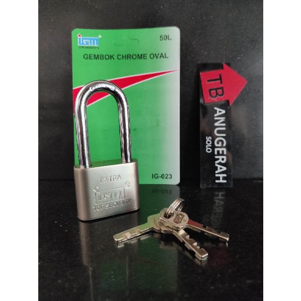 IGM 50mmL PADLOCK (คอยาว)