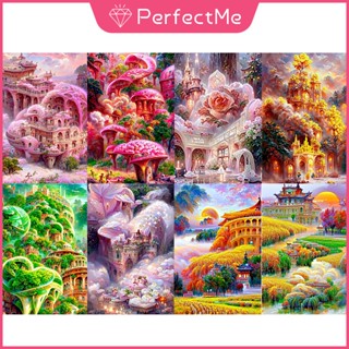 (พร้อมส่ง) ภาพจิตรกรรมปักครอสสติตช์คริสตัล รูปภูมิทัศน์พืช 5D ขนาด 40x60 ซม. สําหรับตกแต่งบ้าน DIY 1 ชุด