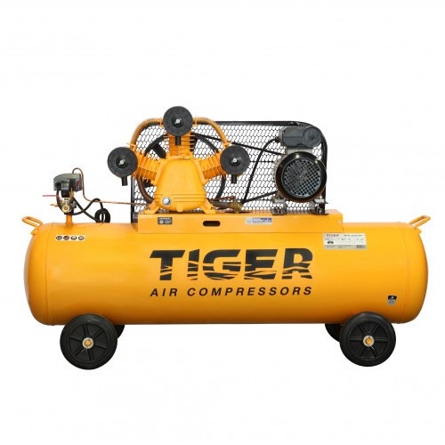 ปั๊มลม TIGER TGA310-500M 10HP มอเตอร์ 10 HP 380V. ถัง 500 ลิตร ผลิตโดย PUMA ปั๊มลมสายพาน ปั้มลม ปั้มลมสายพาน