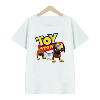 เสื้อยืดเด็ก พร้อมส่งจากไทย เสื้อยืดเด็กผ้าคอตตอน TOYstory