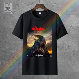 ขายดี!ขายดี เสื้อยืดลําลอง แขนสั้น พิมพ์ลาย The Stranglers The Raen Rock Band Legend สีดํา สําหรับผู้ชาย S To 3 DLldjm25