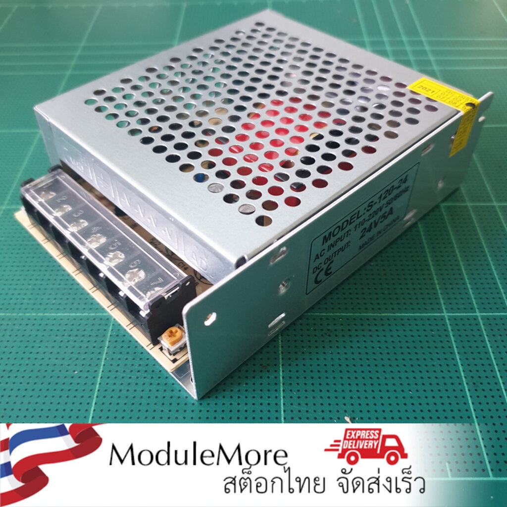 24V 5A สวิทชิ่งเพาเวอร์ซัพพลาย Switching Power supply ( 220v ac to 24v dc) switching power supply 24