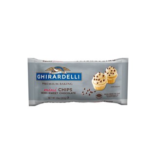 กิลาเดลลี่ มินิชิพ เซมิ สวีทช็อกโกแลต 283กรัม Ghirardelli Mini Semi-Sweet Chocolate Chips 283g.