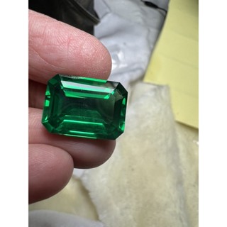 synthethic emerald 12x14mm 1 pieces