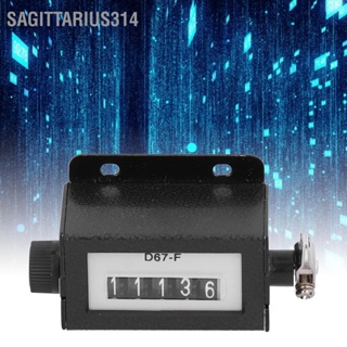 Sagittarius314 เครื่องนับจํานวนโลหะ 5 หลัก ตั้งค่าใหม่ได้ 0‐99999 D67‐F