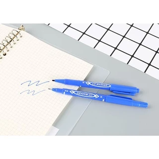ปากกาCD MARKER เขียนซองไปรษณีย์ เขียนแผ่นใส กันน้ำ (2หัว/ด้าม) มีให้เลือก3สี สินค้าพร้อมส่ง