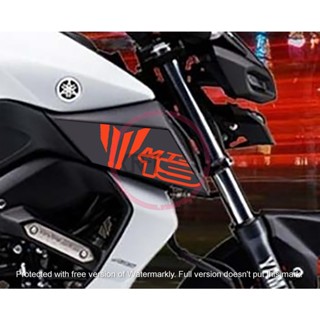 Cfs477 สติกเกอร์ไวนิล ลายโลโก้ Yamaha Dark side of Japan MT15 สําหรับติดตกแต่งถังน้ํามัน 2 ชิ้น