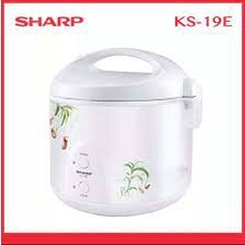 Sharp หม้อหุงข้าวอุ่นทิพย์ รุ่น KS-19E CH ขนาด 1.8ลิตร (สีขาว)คละลาย