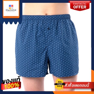 กางเกงบ๊อกเซอร์บุรุษ ผ้าทอพิมพ์ลาย ไซส์ 2XL (ขนาดใหญ่พิเศษ)MEN BOXER SHORTS WOVEN PRINT SIZE 2XL