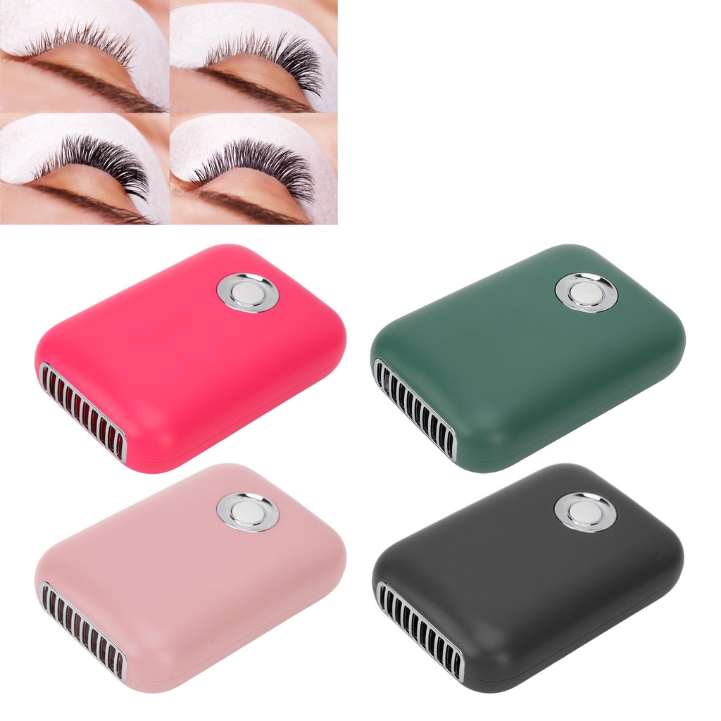 Eyelash Dryer Fan พัดลมเป่าขนตา ขนาดเล็ก แบบพกพา ชาร์จ Usb 3 ความเร็ว เสียงรบกวนต่ํา พร้อมตัวยึด รูปตัว T พับได้