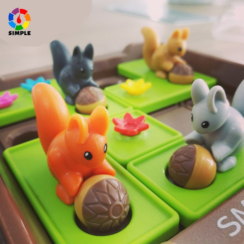 SmartGames Squirrels Gonuts Board Game Kid Toy Puzzle Travel Game Parent-child Education Game