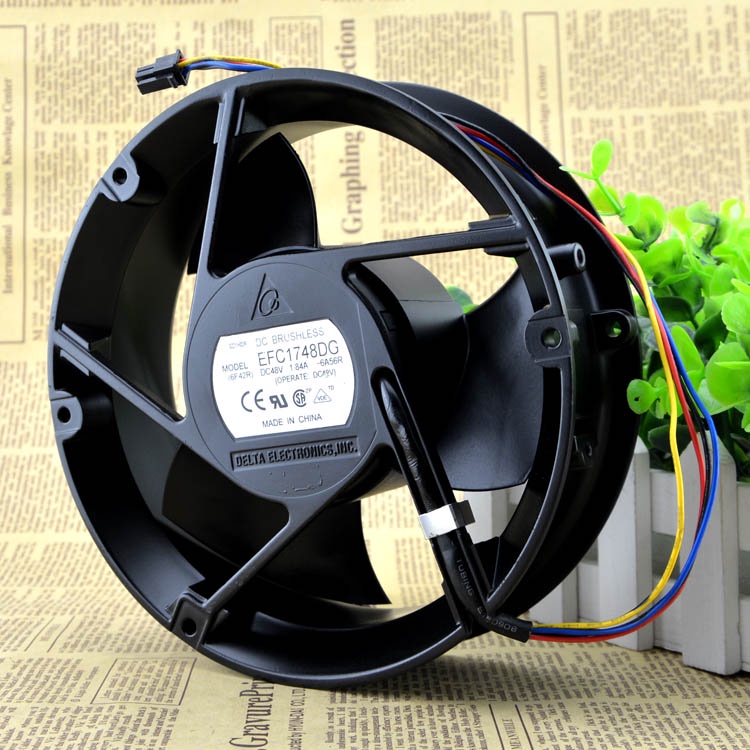 YY FAN EFC1748DG 17CM 48V 1.84A 4WIRES พัดลมพัดลม