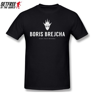 เสื้อยืดคอกลม แขนสั้น ผ้าฝ้าย พิมพ์ลาย Hardwell Boris Brejcha ขนาดใหญ่S-5XL