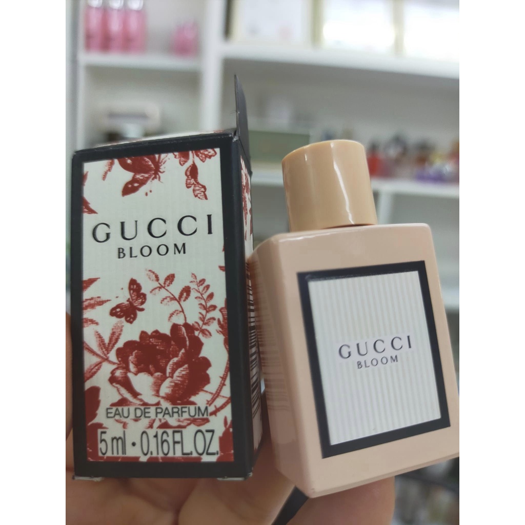 5ml มีกล่อง GUCCI BLOOM NETTARE DI FIORI EDP ( EAU DE PARFUM ) INTENSE  น้ำหอมแท้ ขนาดทดลอง Gucci Bl