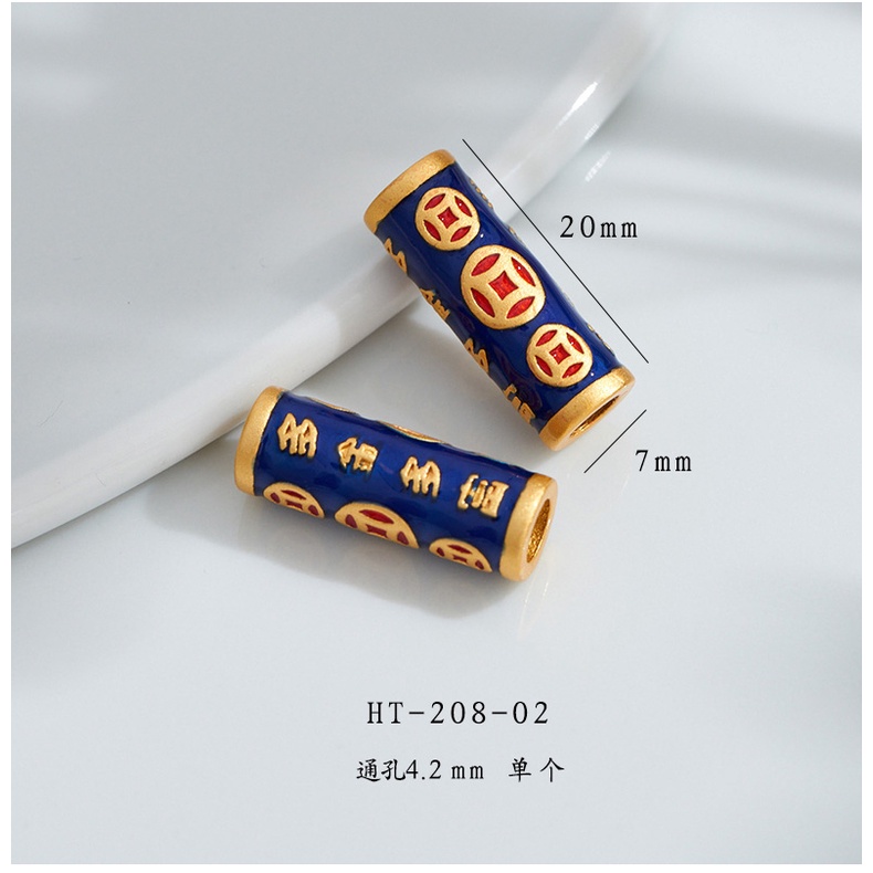 สร้อยข้อมือ ประดับลูกปัด สีทอง สไตล์โบราณ สําหรับเจ้าหน้าที่สวรรค์ diy ราคา ถูกที่สุด ดีลบีเคเค แกลเลอรีภาพที่ 8