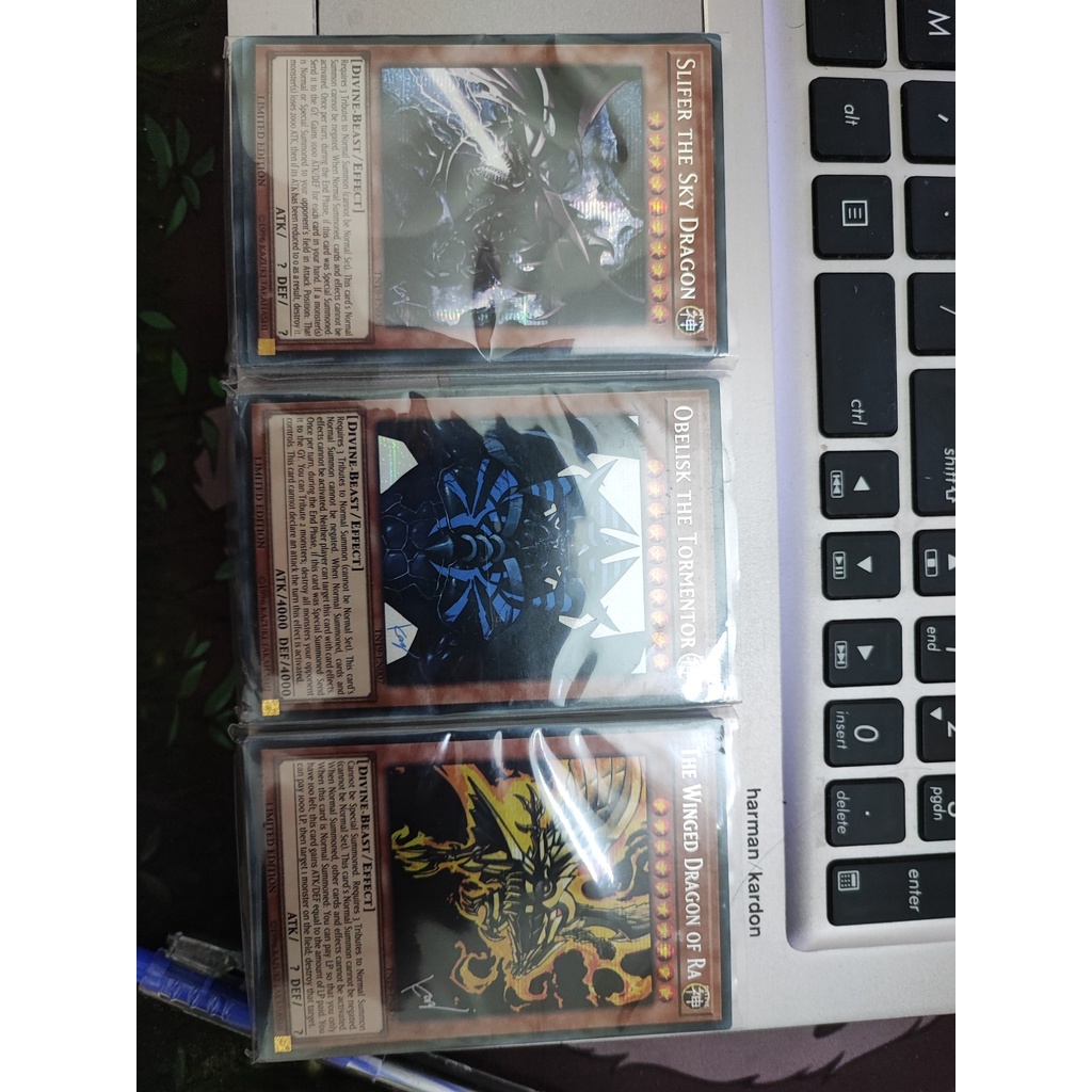[Yugioh Funny Shop] ชุดการ์ด PSR God Egyptian Three Gods Obelisk, Osiris, Ra - TN19-EN007, TN19-EN00