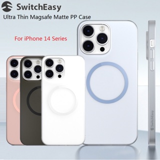 Switcheasy Gravity M เคสโทรศัพท์มือถือแบบโปร่งแสง PP บางมาก แม่เหล็ก สําหรับ iPhone 14 14 Plus 14 Pro 14 Pro Max