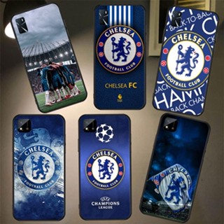 เคสโทรศัพท์มือถือแบบนิ่ม ลาย Chelsea สีดํา สําหรับ OPPO Reno 5 5G 5K 5G 5 Pro Plus 5G 6 4G 6 5G 6 Pro 6 Pro Plus