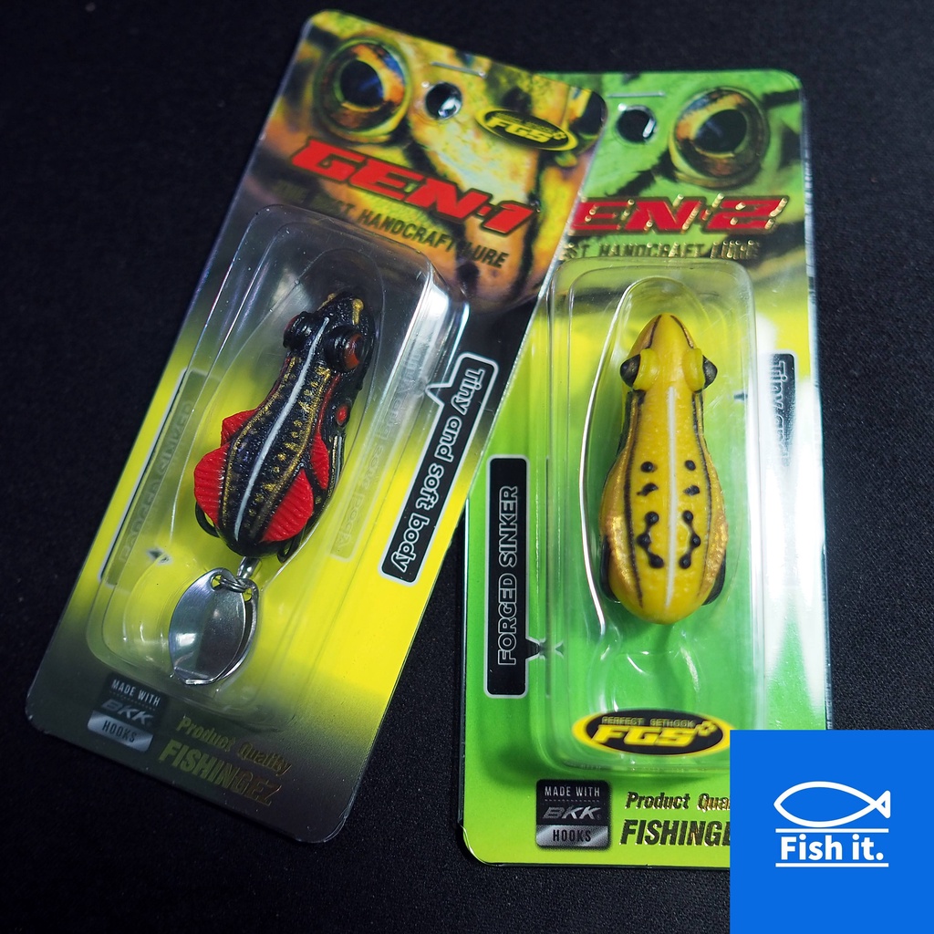 (ซื้อครบ259บาทรับสินค้าฟรี)เหยื่อปลอม กบยาง กบยางFishingEZ กบยางGen1 Gen2 FGS+